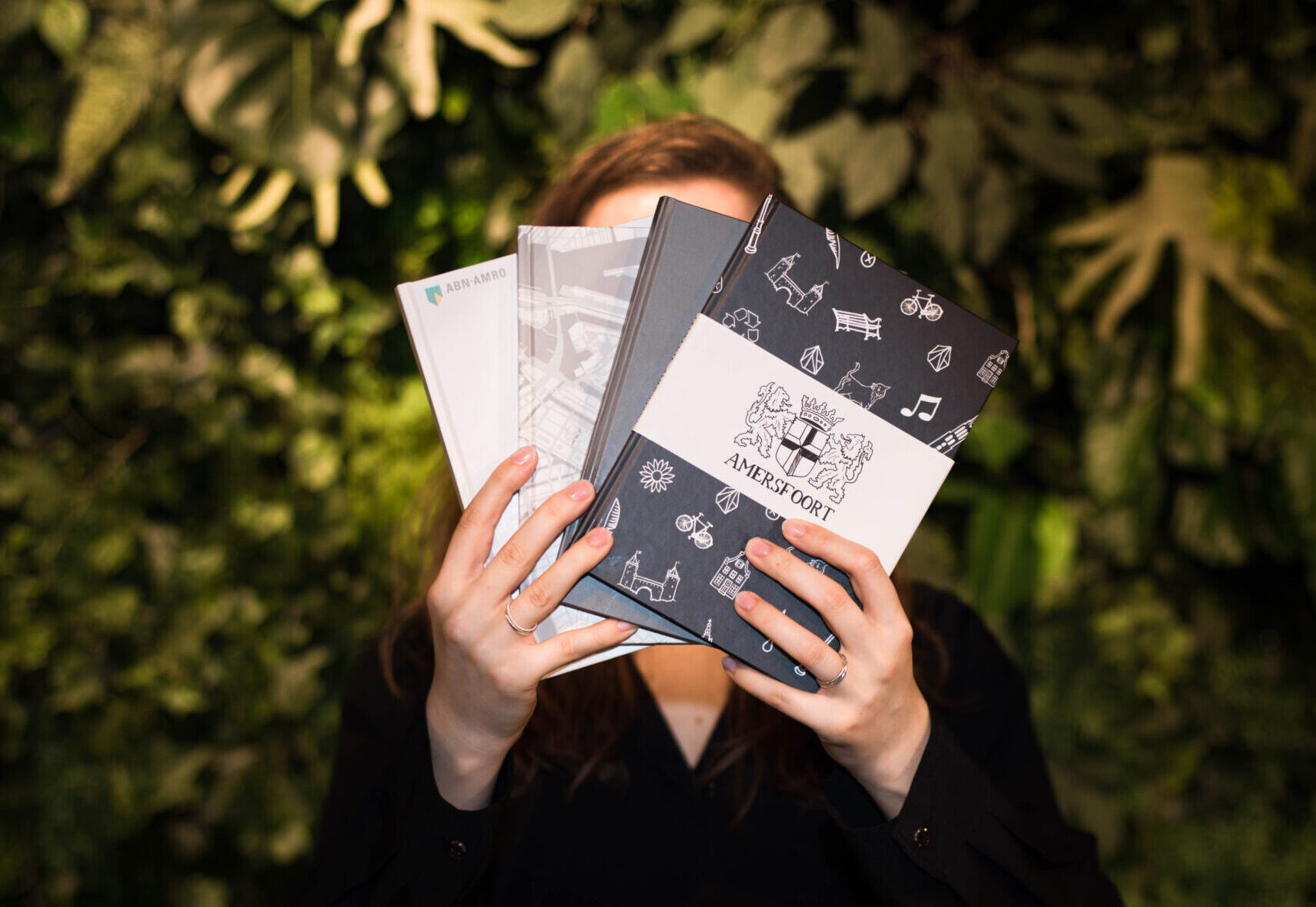 Custom branded notebook made from stone paper