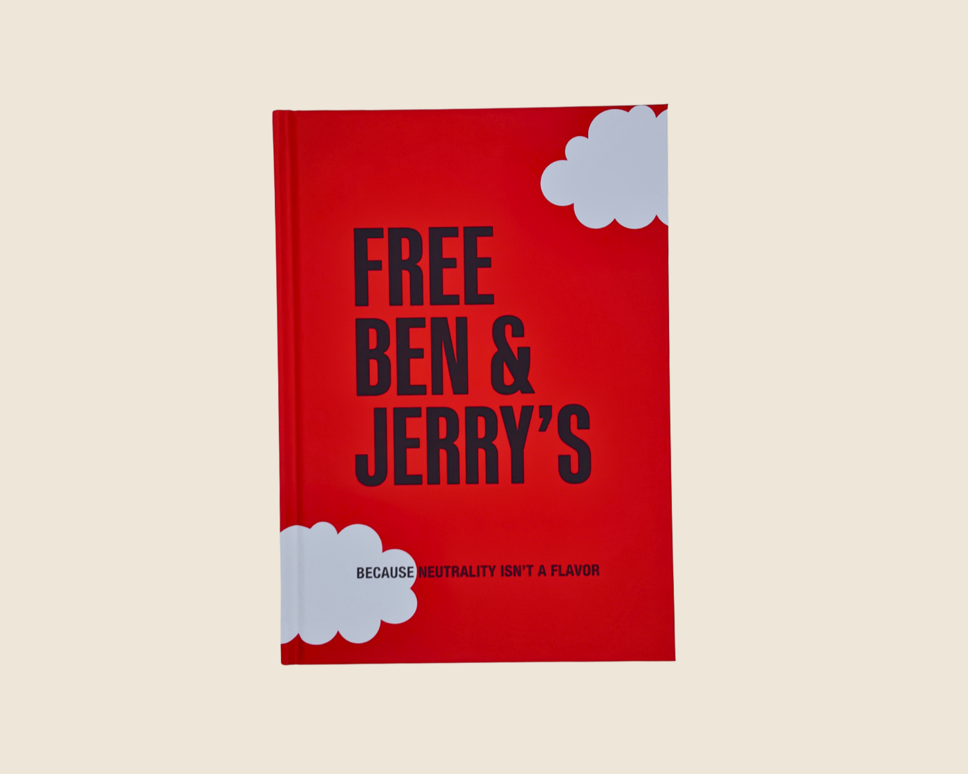 Free Ben and Jerry's notebook - Limited Edition
